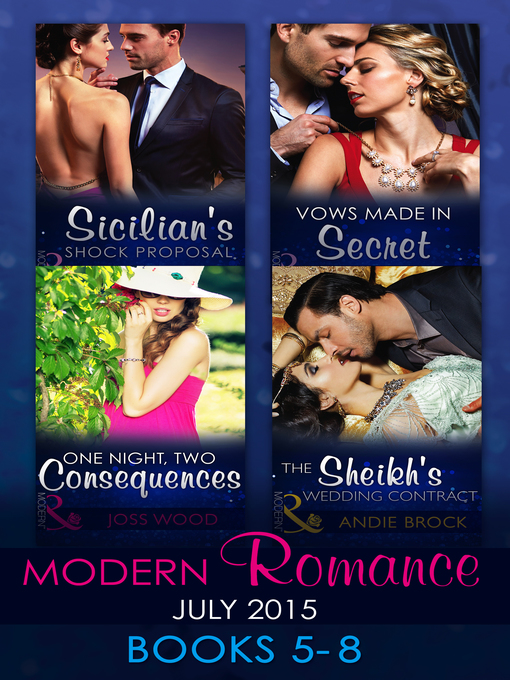Title details for Modern Romance July 2015 Books 5-8 by Carol Marinelli - Wait list